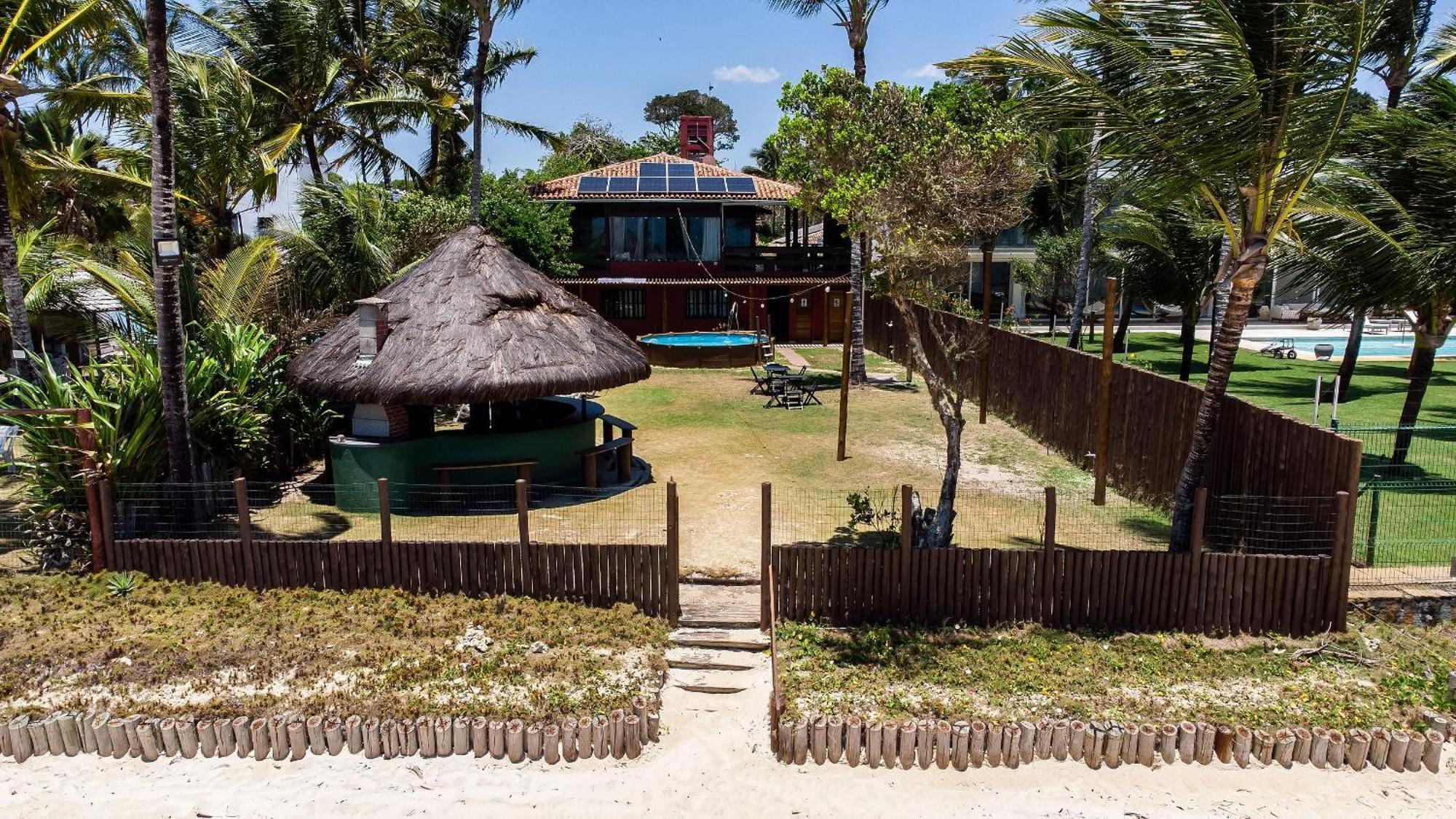Casa De Frente Para A Praia - Arraial D' Ajuda Порту-Сегуру Екстер'єр фото
